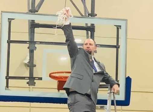 Eddie Townsend celebrates after Toledo beat Western Christian in the 2A final this year, the school's first state title.