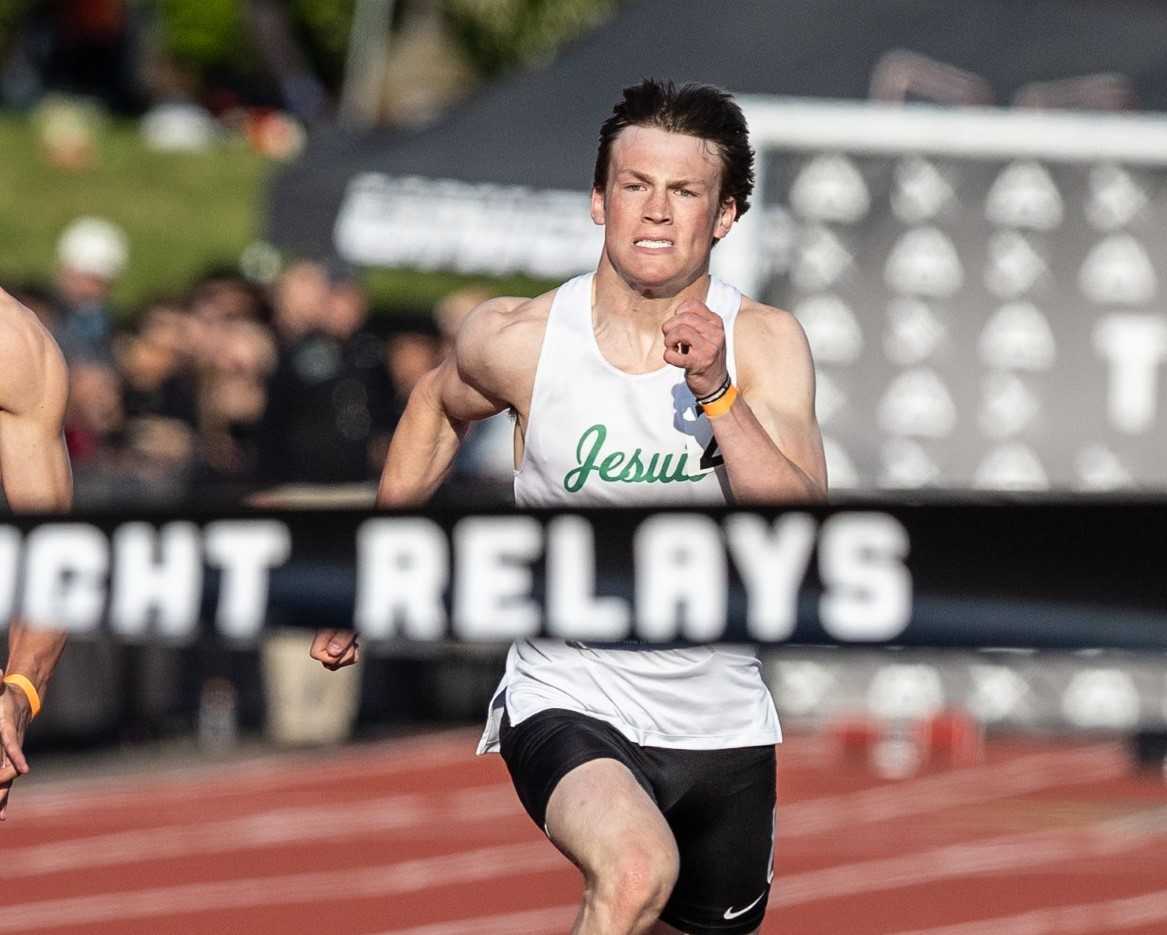Jesuit senior sprinter Grant Valley has committed to Southern Oregon for football and track. (Jonathan House/Valley Times)