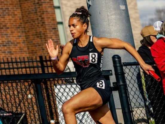 Campbell Brintnall ranks No. 2 in the 300 hurdles and No. 3 in the 100 hurdles all-time in Oregon. (Photo by Carson Doht-Baron)