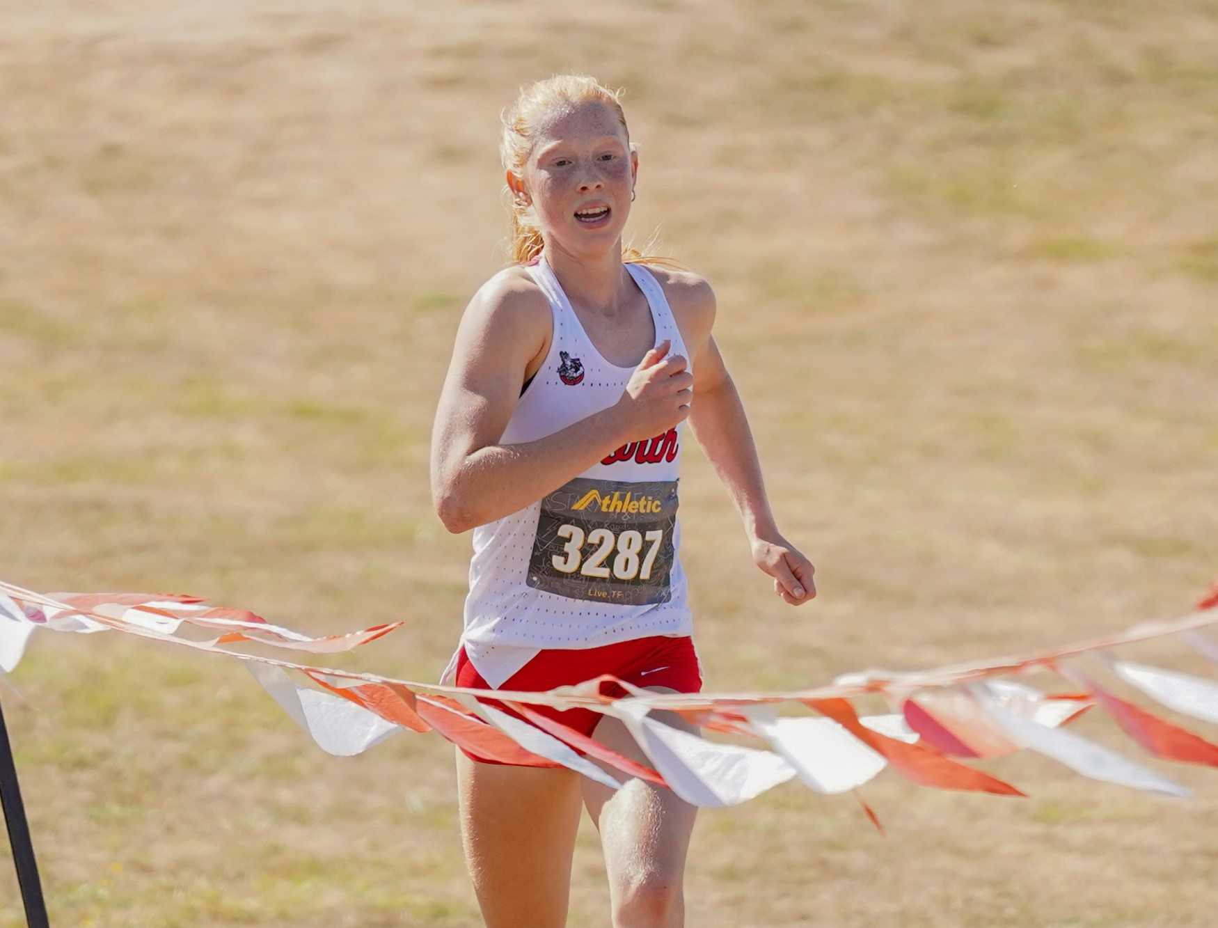 North Salem's Nelida Dalgas finished the Ash Creek course in 17:40.7, the top time in the state this year. (North Salem HS)