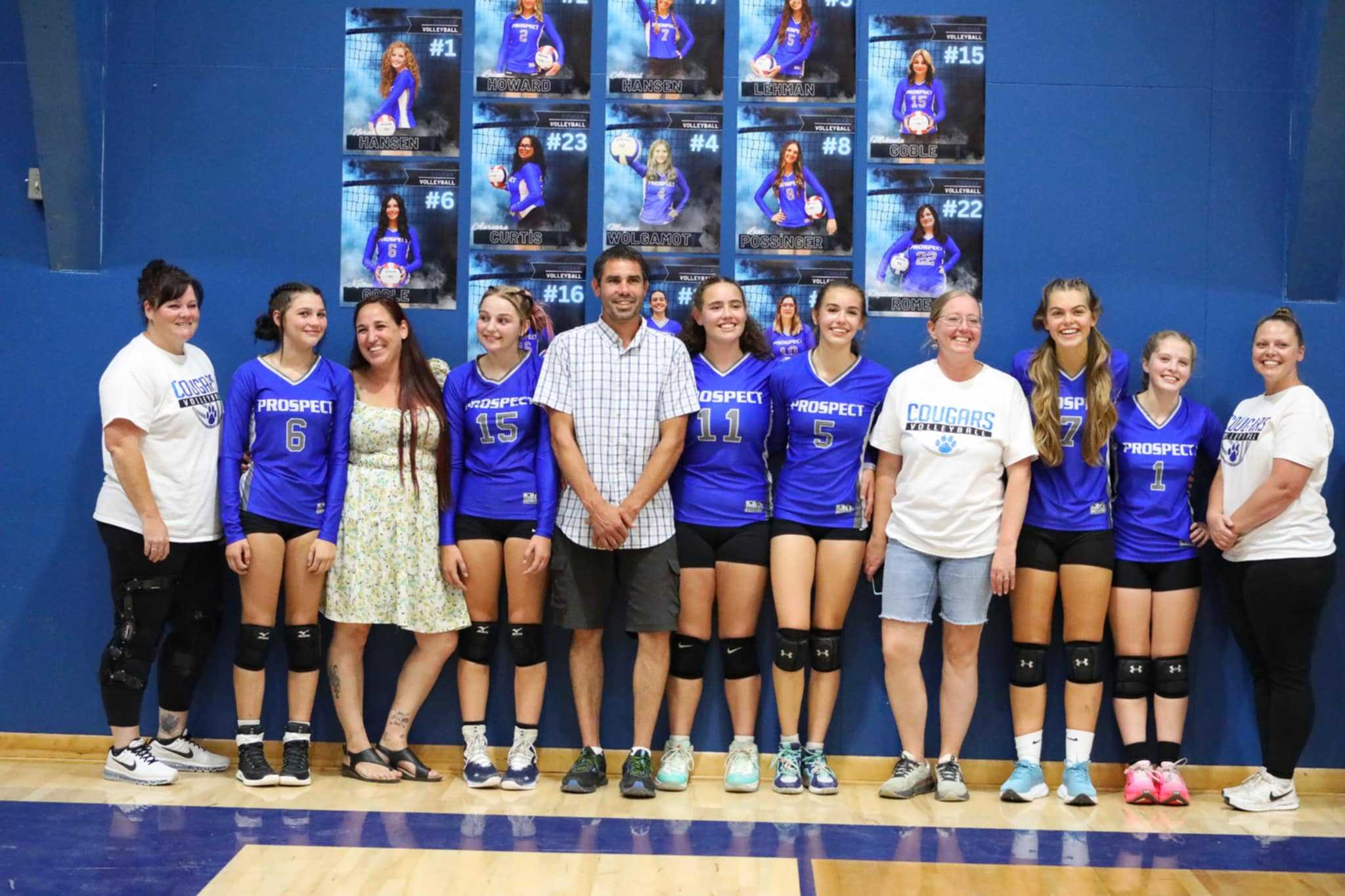 Prospect Charter's three sets of sisters all started in a match against Chiloquin. (Courtesy photo: Josh Wetzel)