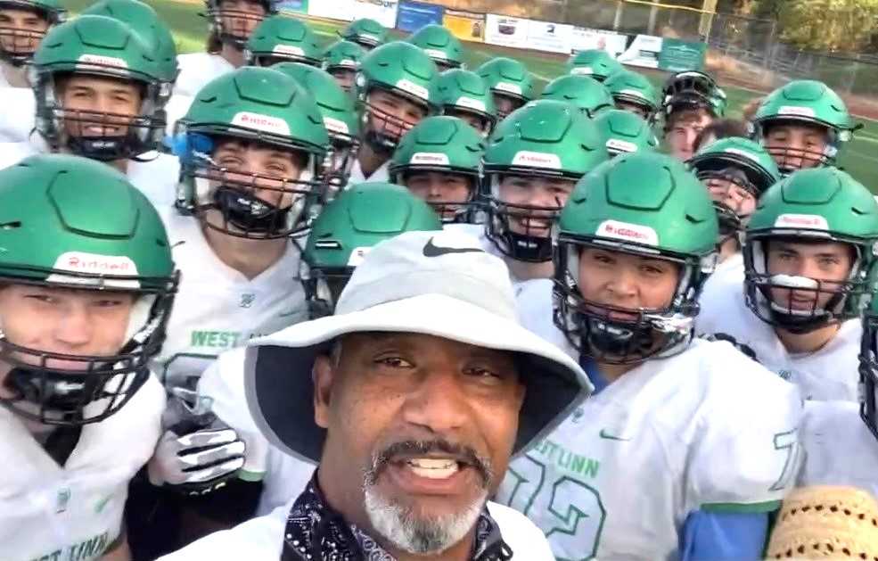 Anthony Newman has served as West Linn's defensive coordinator since 2020, helping lead the Lions to two state championships.