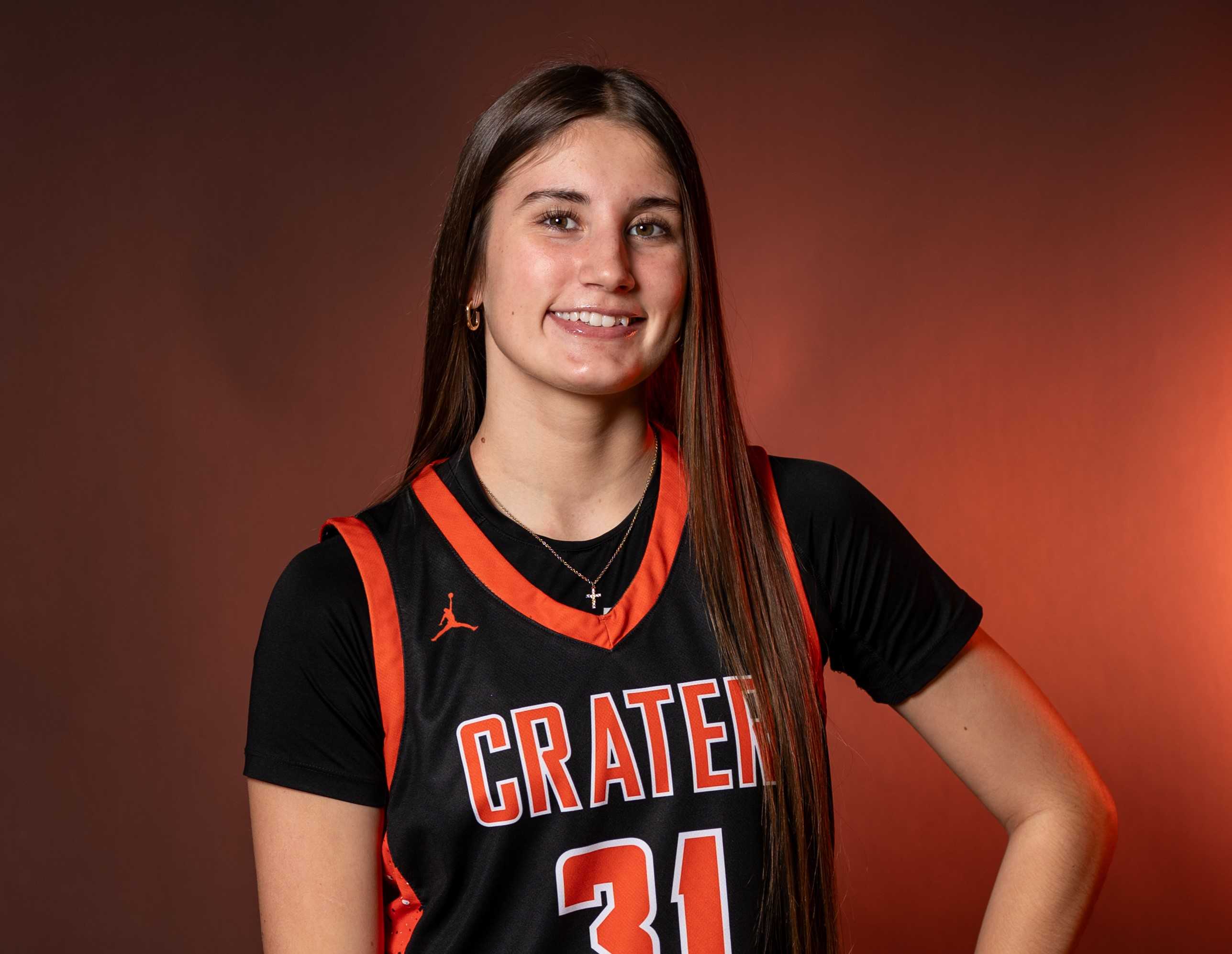 Senior guard Taylor Young played on state championship teams at South Medford in 2024 and Crater last season. (Crater HS)