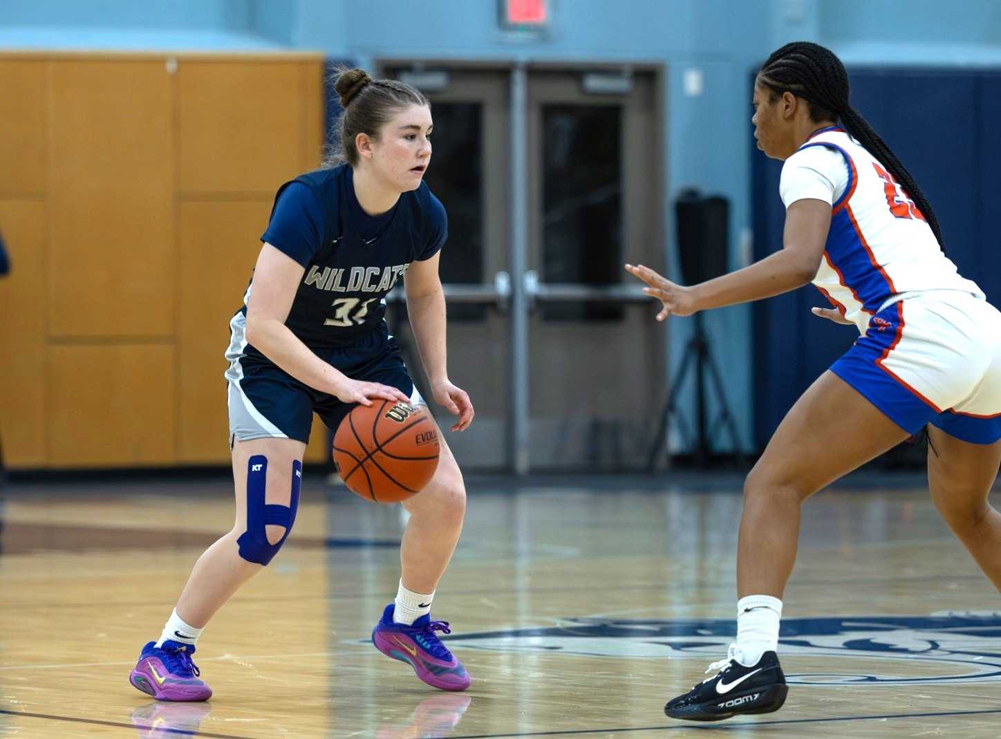 Wilsonville senior Gabi Moultrie is on pace to become the school's all-time leading scorer this season. (Photo by Tyler Widener)