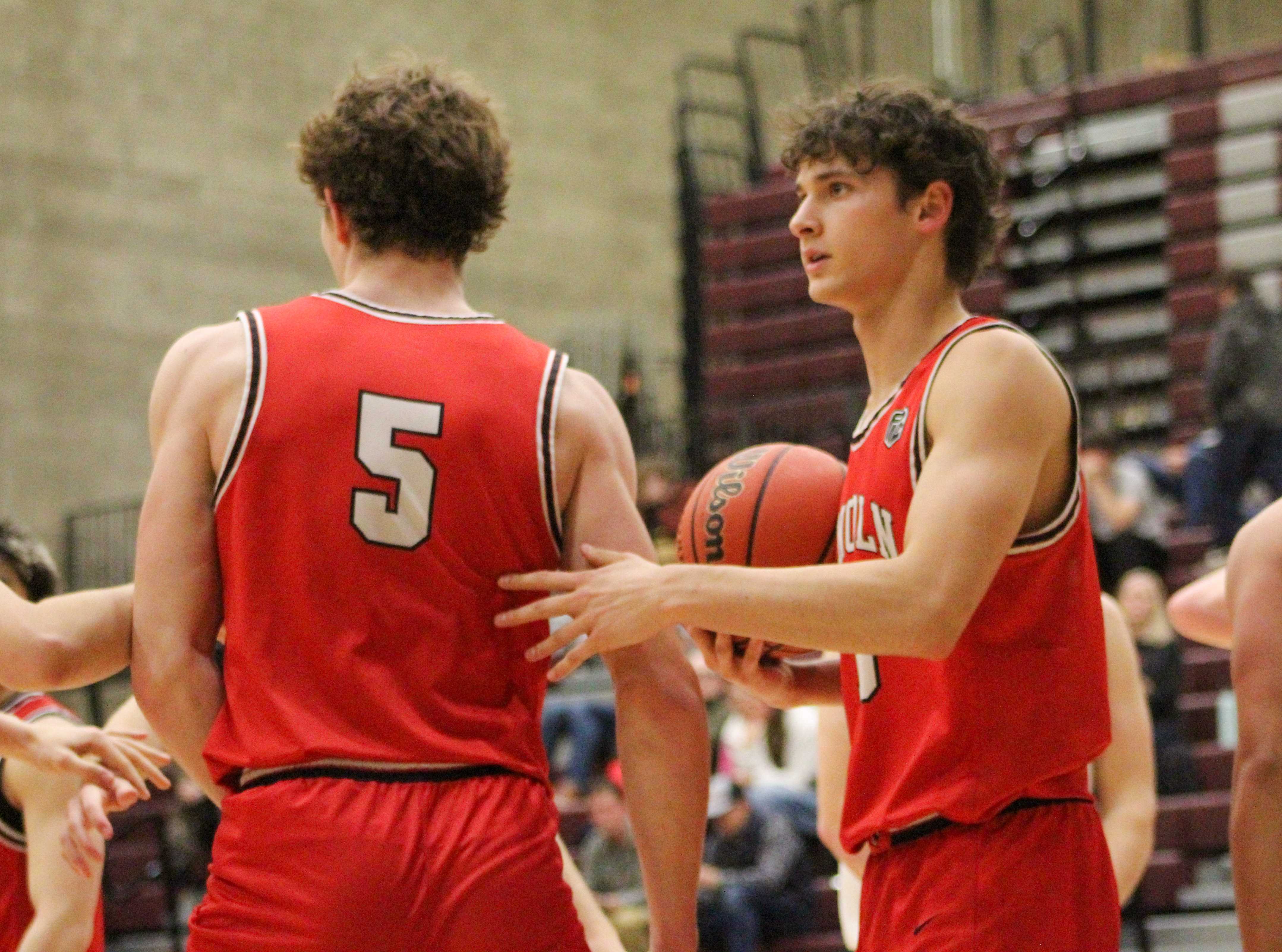 Lincoln's Harlan Novy-Marx helped the Cardinals beat Franklin on Jan. 8. (Photo by Austin White/Portland Preps)
