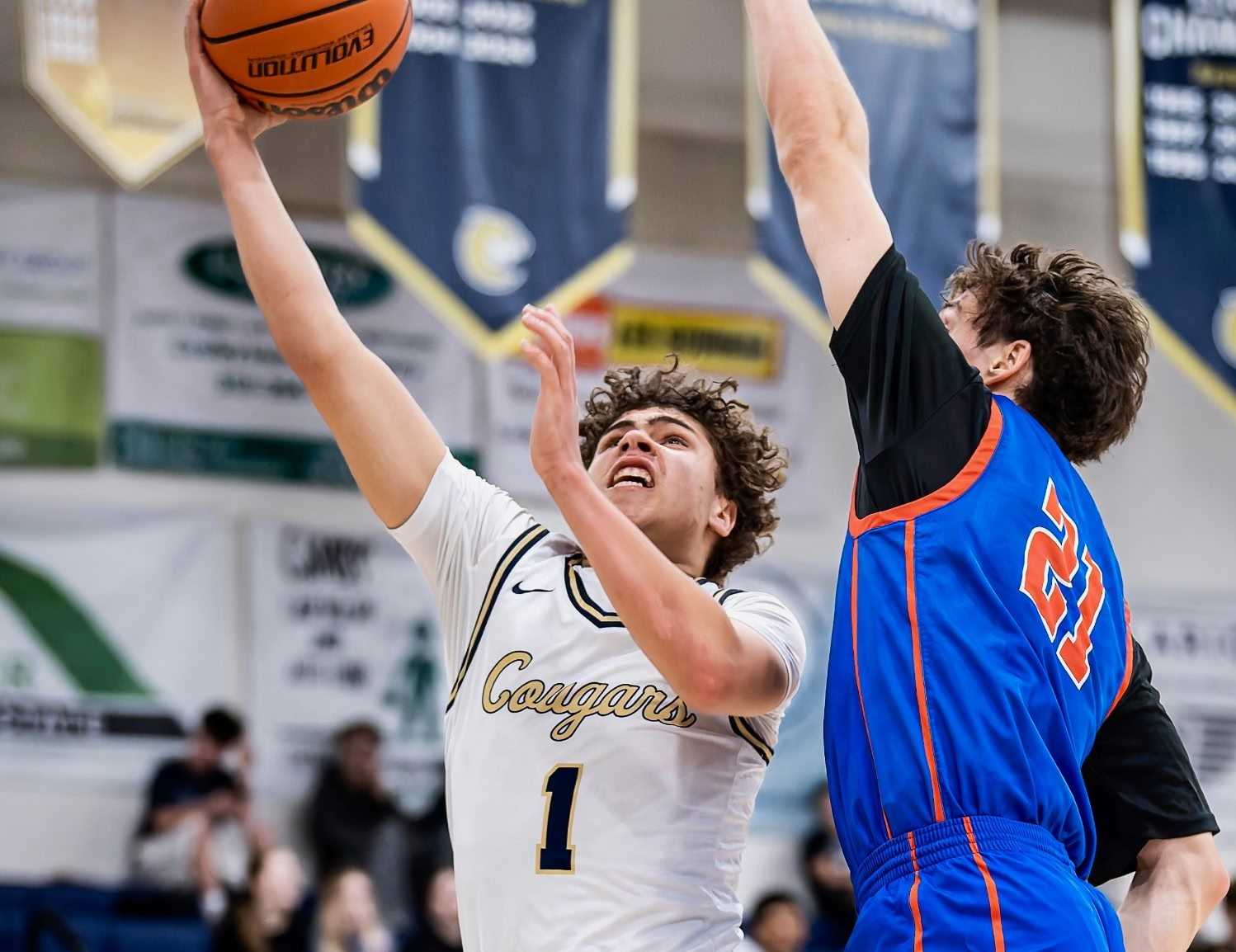 Canby senior guard Jaxon Lawson  is averaging 13.4 points, 6.5 rebounds and 5.0 assists per game. (Photo by Patrick Edwards)
