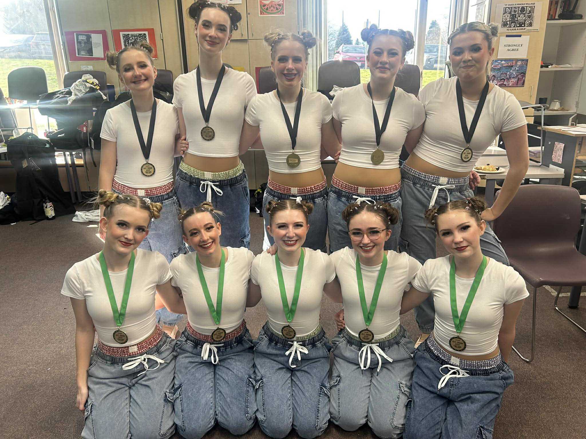 Cleveland's drill down finalists from Saturday's competition at Parkrose.