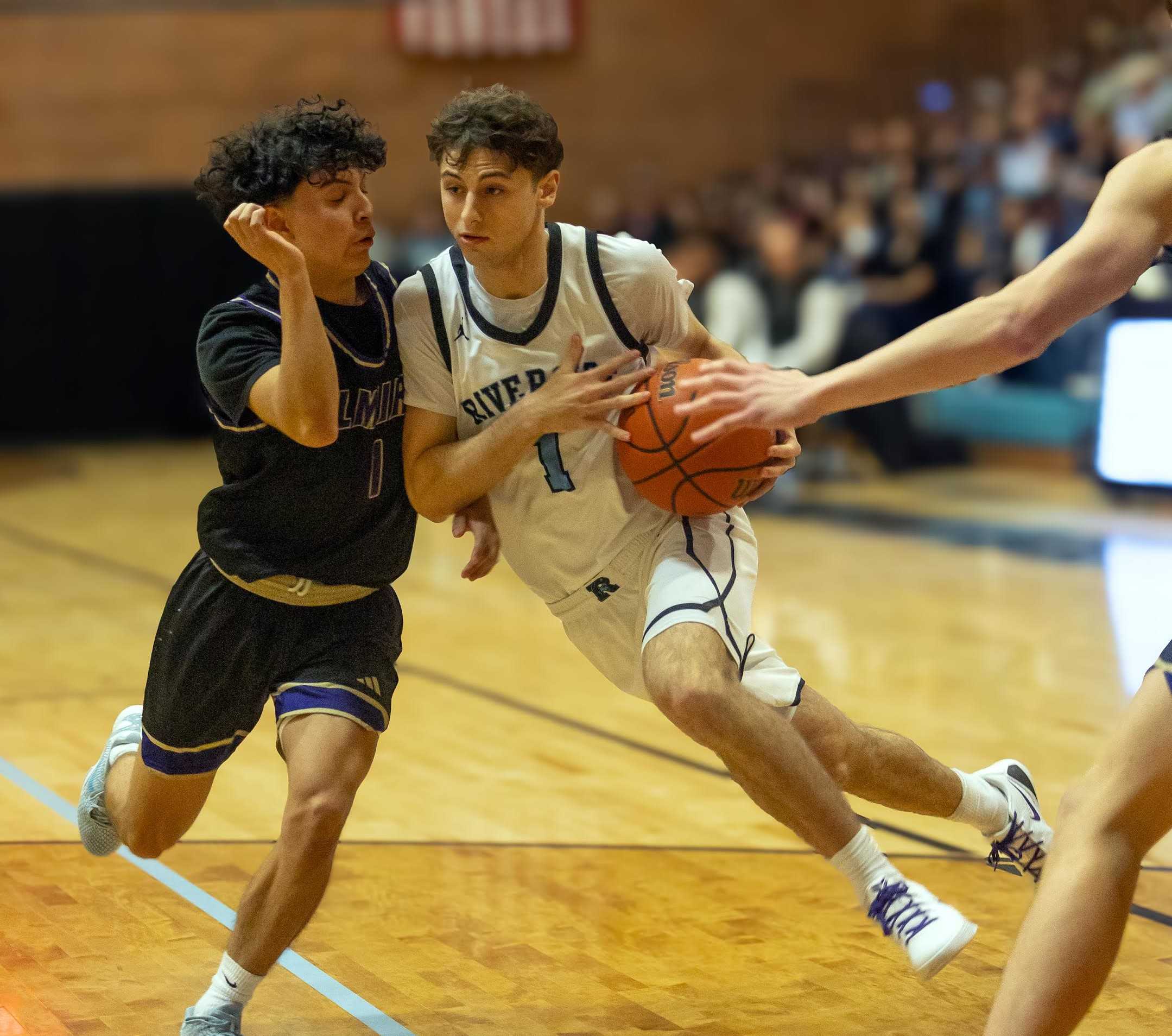 Riverside junior Cooper Cemore is nearing 1,500 points for his career. (Photo courtesy of Kathy Aney)