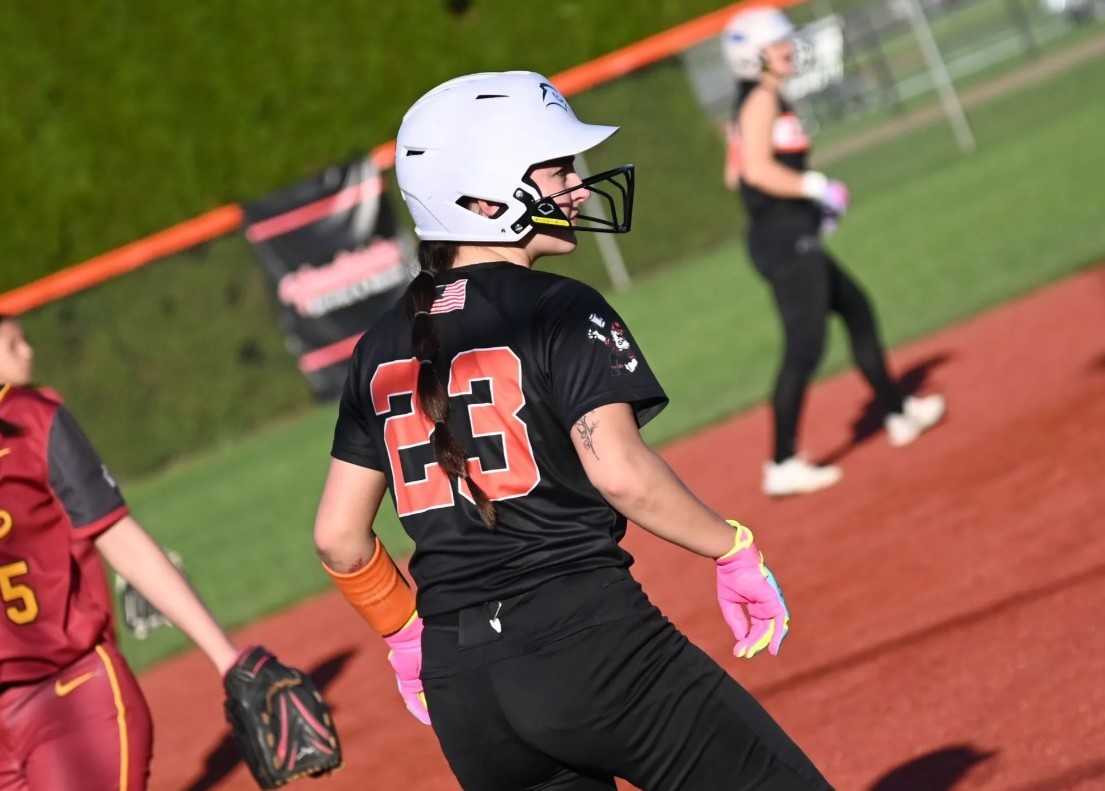 Senior shortstop Macy Johnson is hitting .650 for 3A powerhouse Scio, which is batting .444 as a team.(Photo by Jeremy McDonald)