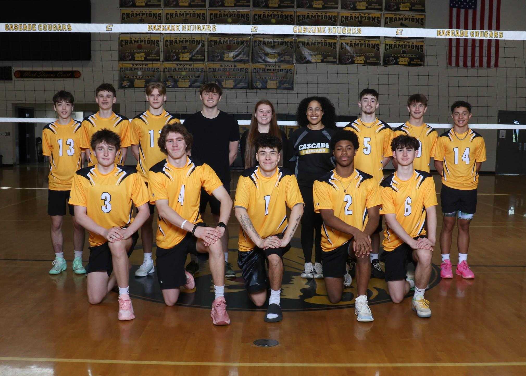 The 2026 Cascade boys volleyball team. (Photo from Mollie Herron)