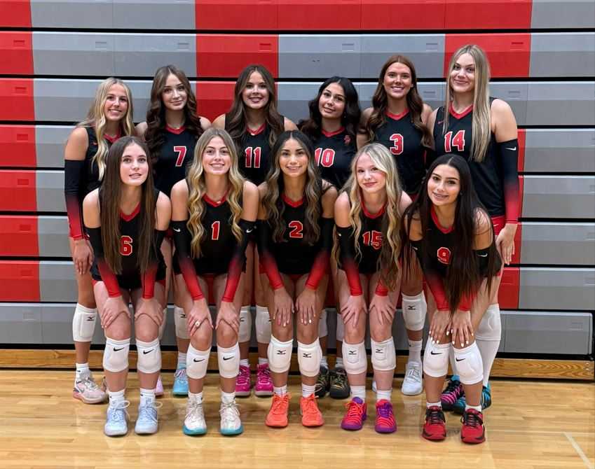 The South Albany girls volleyball team looks to three-peat in 5A this fall. (Photo from Kaela Wehrman)